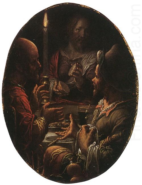 Supper at Emmaus, Joachim Wtewael
